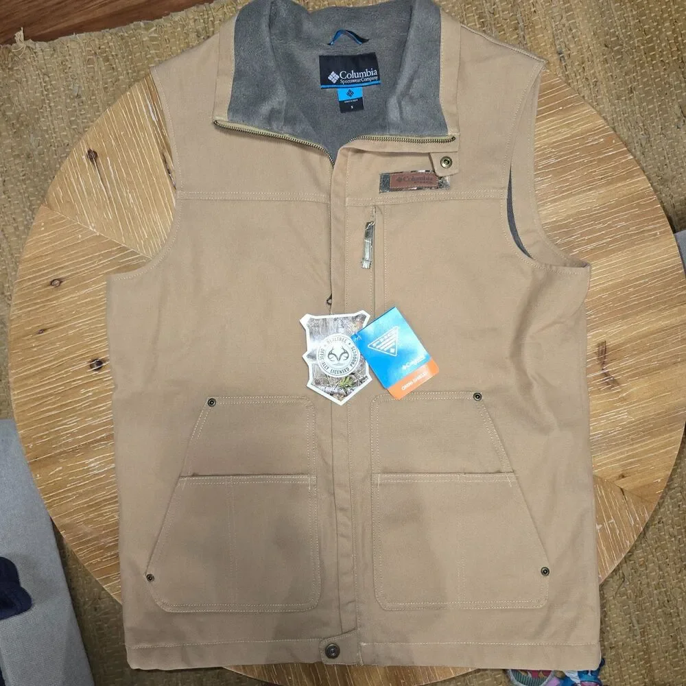 Columbia Men's performance Hunting gear vest Small 0629